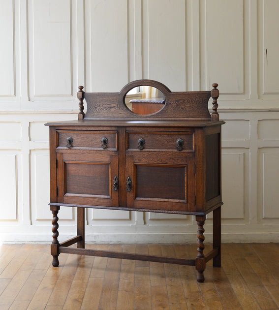 アンティークミラーバックサイドボード – 英国アンティーク家具専門店