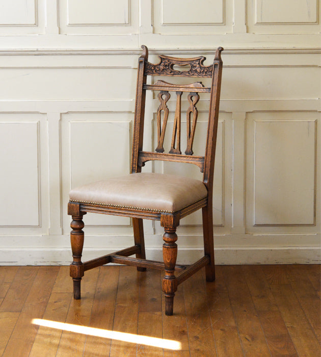 国内製造 英国アンティーク木製キッチンチェア/ダイニングイス椅子 